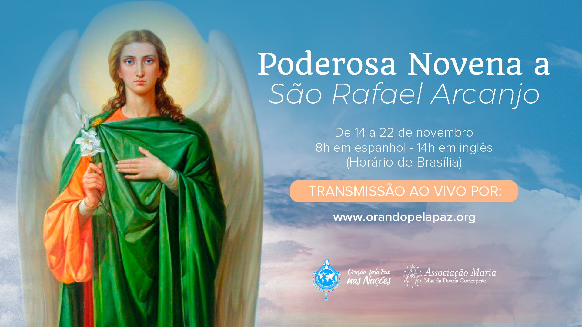 Poderosa Novena A S O Rafael Arcanjo Pela Cura Do Planeta E Da Humanidade Voz E Eco Dos